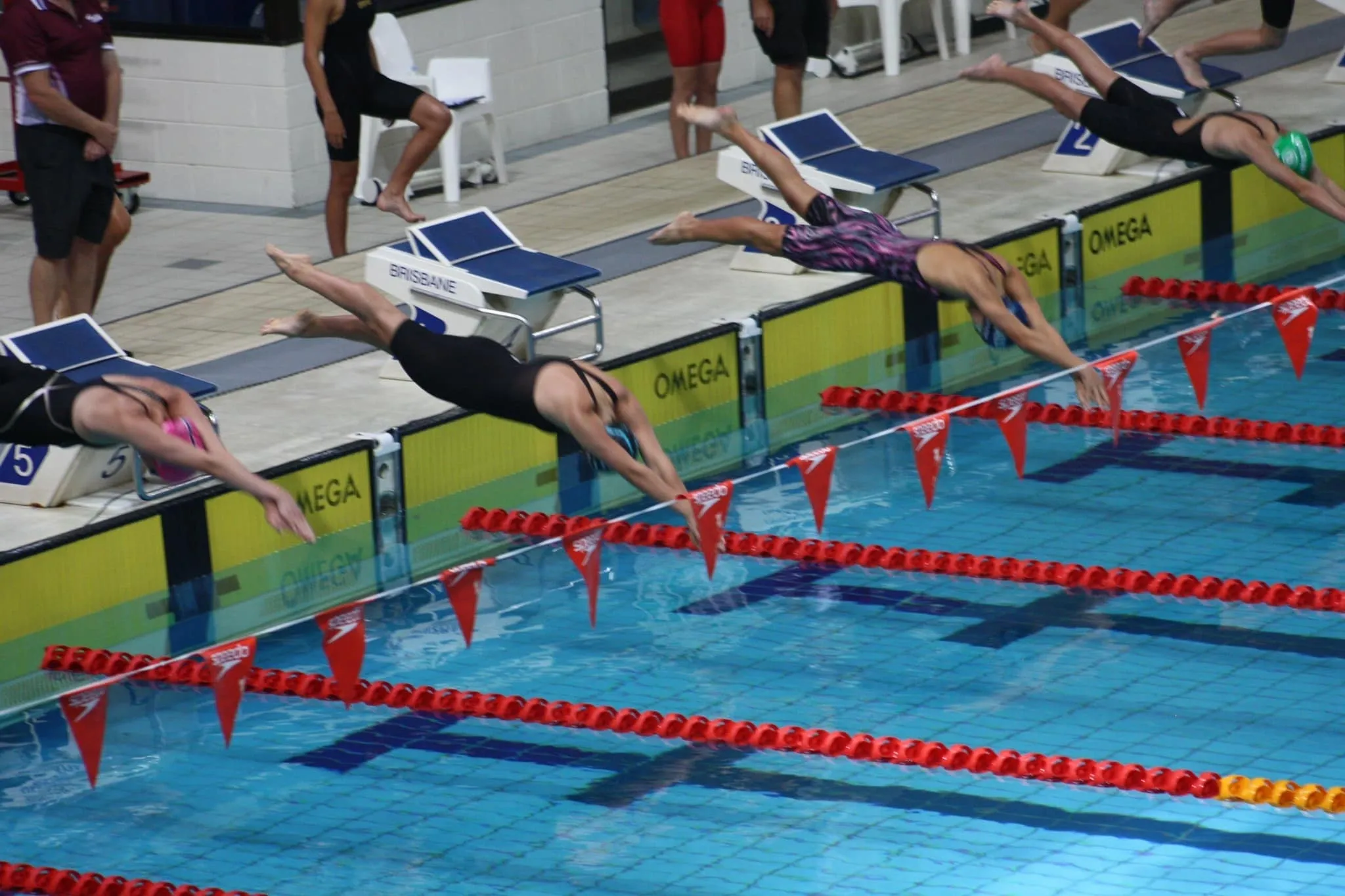 Competitions help you see how much faster you are getting 
between each meet and training