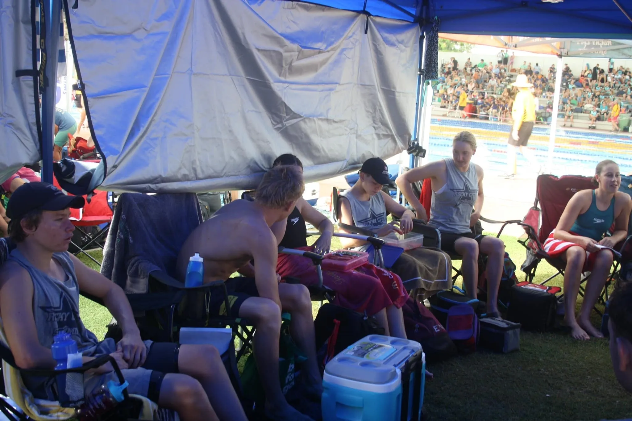 Competitions are a great way to socialise and spend time between races with your friends.
