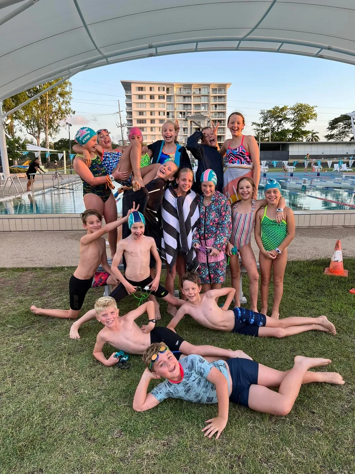 Swimmers enjoying club night